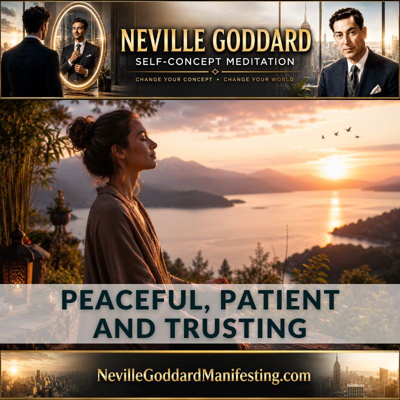 Neville Goddard Self-Concept Meditation: Peaceful, Patient and Trusting thumbnail